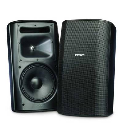 AD-S82 (Siyah) Akustik Tasarımlı Duvar Tipi Hoparlör - 1