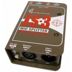 JS3 3 Yollu, Transformatörlü Mikrofon Ayırıcısı - 1