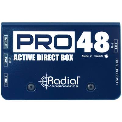 Pro48 Yüksek Çözünürlüklü Aktif DI Box