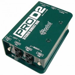 Radial Engineering - ProD2 Full range, stereo, Pasif DI Box