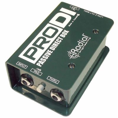 ProDI Tek Kanal, Full Range, Pasif DI Box - 1
