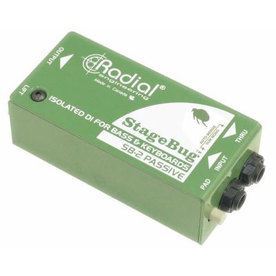 StageBug SB-2 Basgitar, akustik ve klavye için Passive DI Box - 1
