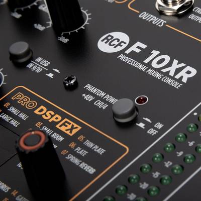 Rcf F 10XR 10 Kanal USB Bağlantılı Efektli Kayıt Mikseri - 4