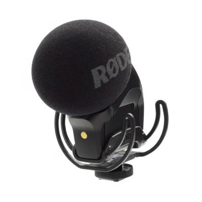 VideoMic Stereo Pro Mikrofon (Rycote) X/Y Stereo Profesyonel Video Mikrofon (Rycote Shockmount)