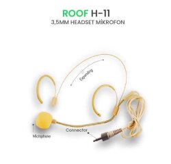 H 11 Headset Mikrofon - Roof