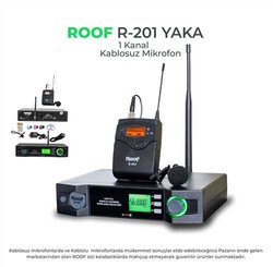 R 201 YAKA UHF Wireless Telsiz Yaka Mikrofonu - Thumbnail