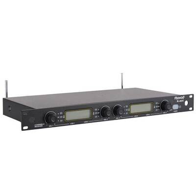 R-404 UHF 4 Kanal Kablosuz Wireless Receiver - 1