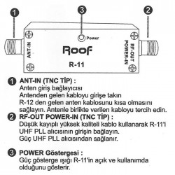 R 11 UHF Anten Amplifikatörü - 3