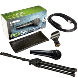 Shure - PGA58-BTS Vocal Mikrofon Paketi