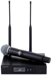 Shure - QLXD24/BETA58 Kablosuz BETA 58 El Mikrofonu Sistemi