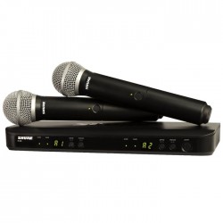 Shure - BLX288E/SM58 Kablosuz SM58 El Mikrofonu Sistemi