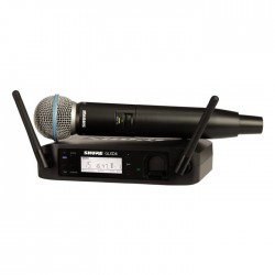 Shure - GLXD24E/B58 Kablosuz BETA 58A El Mikrofonu Sistemi