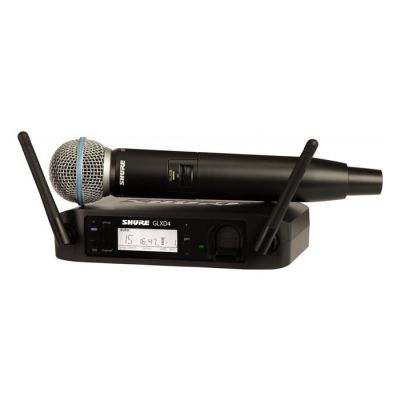 GLXD24E/B58 Kablosuz BETA 58A El Mikrofonu Sistemi