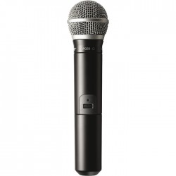 Shure - PG2/PG58 Dahili Vericili PG58 El Tipi Telsiz Mikrofon