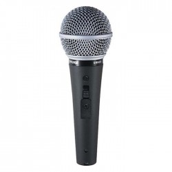 Shure - SM48S-LC Switch Düğmeli El Tipi Karaoke Mikrofonu