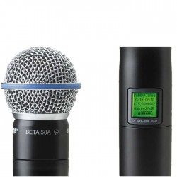 UR2/BETA58 Dahili Vericili BETA 58A El Tipi Telsiz Mikrofon - 2