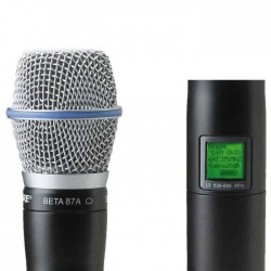 UR2/BETA87A Dahili Vericili BETA 87A El Tipi Telsiz Mikrofon - 2