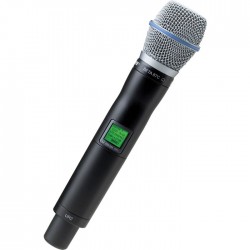 Shure - UR2/BETA87C Dahili Vericili BETA 87C El Tipi Telsiz Mikrofon