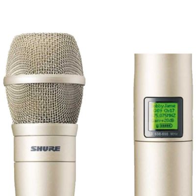UR2/KSM9/SL Dahili Vericili KSM9 El Tipi Telsiz Mikrofon (Şampanya Rengi)