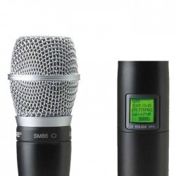 UR2/SM86 Dahili Vericili SM86 El Tipi Telsiz Mikrofon - Thumbnail