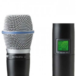 UR2/SM87 Dahili Vericili SM87 El Tipi Telsiz Mikrofon - Thumbnail