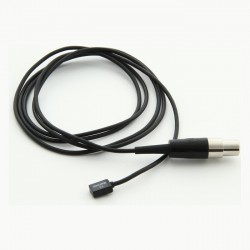 WL93-6 Kablosuz Condenser Yaka Mikrofonu - Siyah (1.2m Kablo ile) - Thumbnail