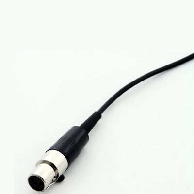 WL93-6 Kablosuz Condenser Yaka Mikrofonu - Siyah (1.2m Kablo ile)