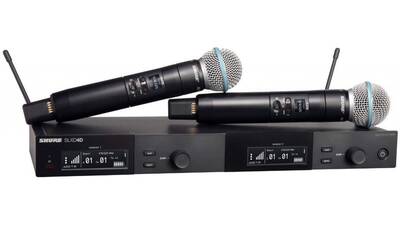 SLXD24DE/B58 İkili Kablosuz El Mikrofonu