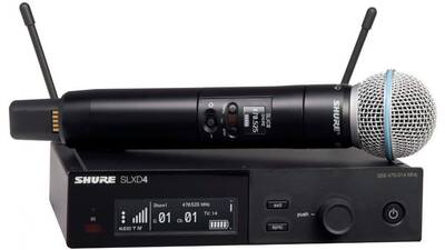 SLXD24E/B58 Kablosuz El Tipi Mikrofon - 1