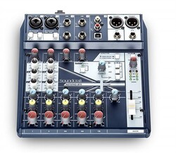 Soundcraft - Notepad 8FX 8 Kanal Efektli Analog USB Mikser