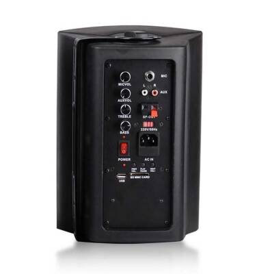BLU 6BDC 6.5 inç 40W Bluetoothlu Aktif+Pasif Duvar Hoparlör Takımı - 2
