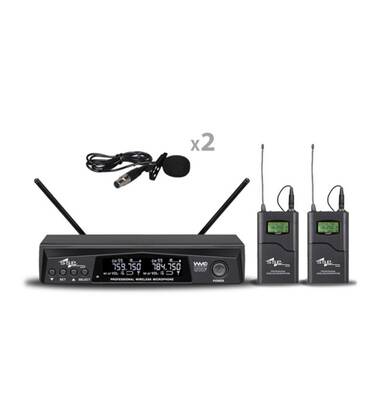 WM602/LL Çift Yaka Kablosuz Mikrofon Seti - 1