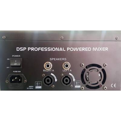 GY-60 (MA 6000) 2x250W 8 Kanal ve 6 Mono 1 Stereo Efektli Power Mikser