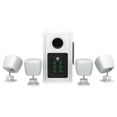 SAT SUB 4PACK-WH Uydu-Subwoofer Hoparlör Sistemi - 5