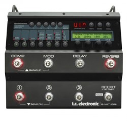 TC Electronic - G-Natural Gitar için kalteli efekt işlemci (Tuner - Mikrofon - Preamp)