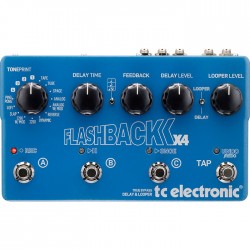 TC Electronic - TonePrint FlashBack 2X4 Delay TonePrint Özellikli Delay / Looper Pedalı