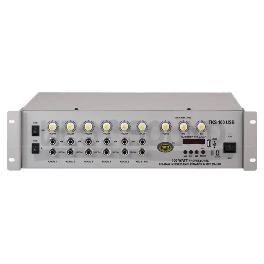 TKS 100 USB TR Mikserli Amplifikatör - 1