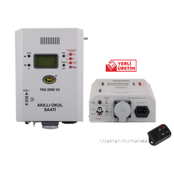 TKS 209 D V2 USB GİRİŞLİ AKILLI OKUL SAATTİ (DUVAR TİPİ) - 1