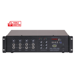 TKS 2200 USB TR MİKSERLİ AMPLİFİKATÖRLER - West Sound