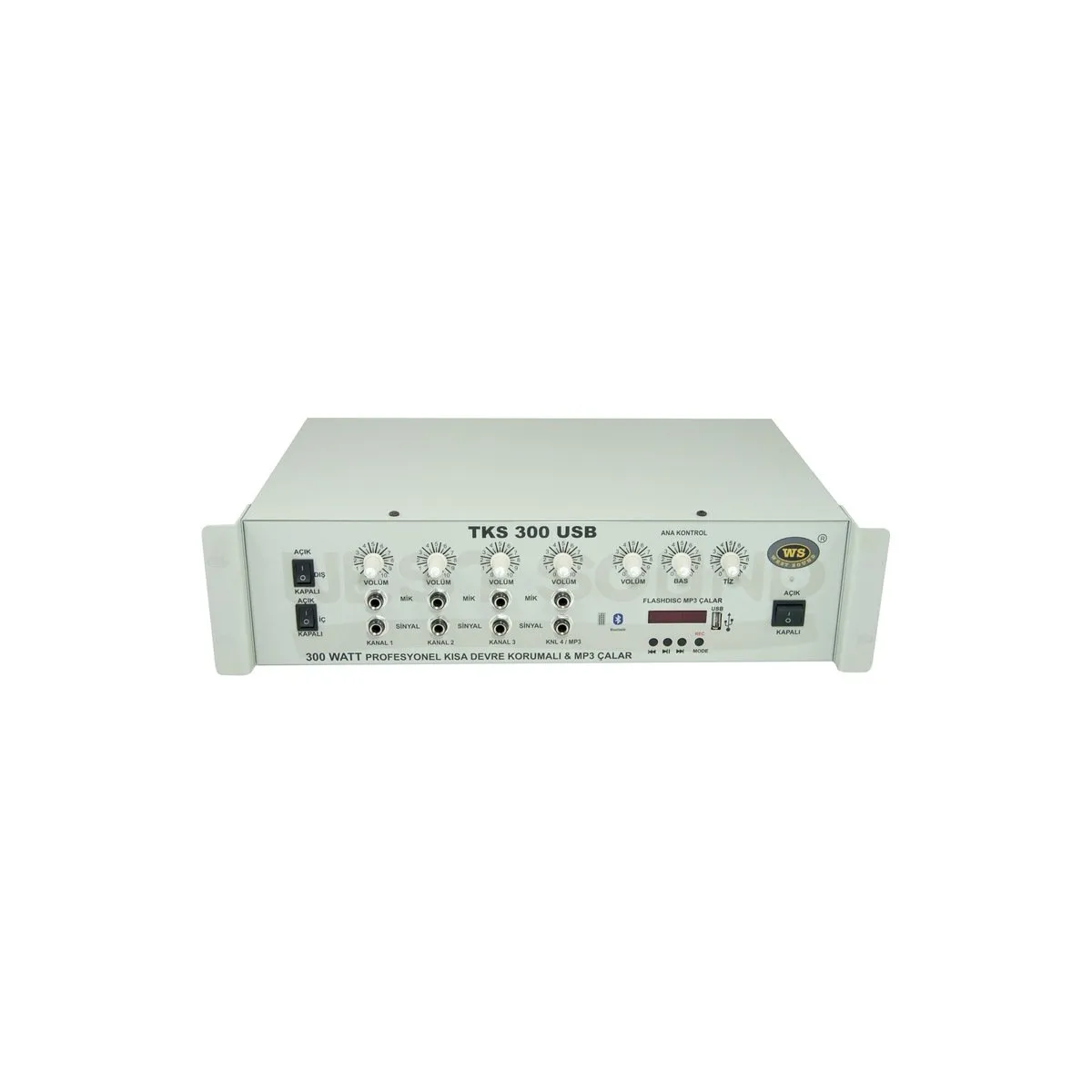 TKS 300 USB TR Mikserli Amplifikatör - 1