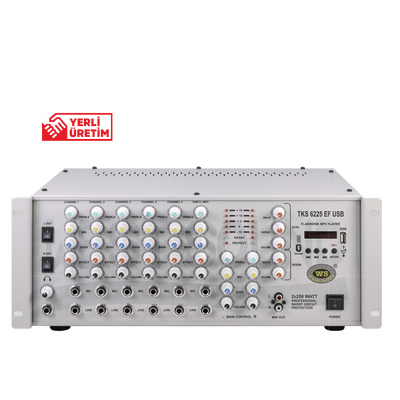TKS 6225 EF USB MİKSERLİ AMPLİFİKATÖRLER - 1