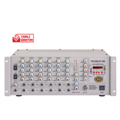 TKS 6400 EF USB MİKSERLİ AMPLİFİKATÖR - 1