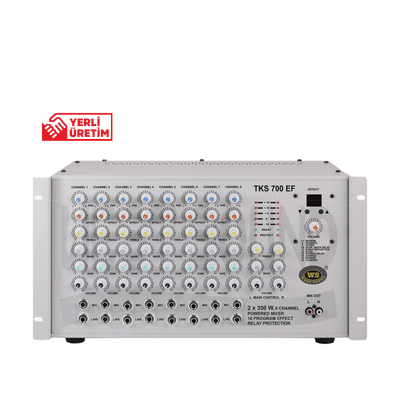 TKS 700 EF MİKSERLİ AMPLİFİKATÖRLER - 1