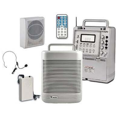 WAP-996UR-L 60W Portatif Seyyar Ses Sistemi - Yaka - 1