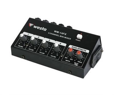 WM-14FX 4 Kanal Mikrofon Mikser - 1