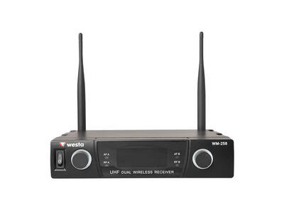 WM-258 2 Kanal Kablosuz Mikrofon Alıcı - 1