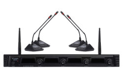 WM-404C - 4 Kanal UHF Masa Mikrofon Seti - Westa