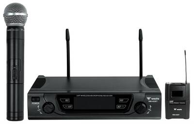 WM-452ET UHF Band Kablosuz El + Yaka Mikrofon Seti - 1