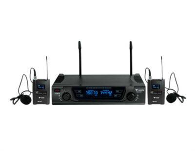 WM-452T UHF Band Kablosuz Mikrofon Seti - Çift Yaka - 1