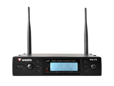 WM-475 2 Kanal Kablosuz Mikrofon Alıcı
